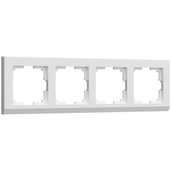 Рамка из поликарбоната на 4 поста Stark белый