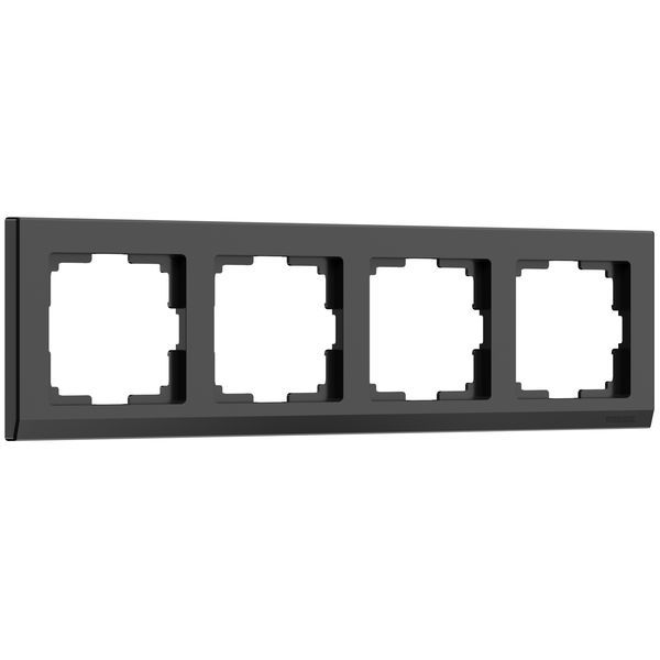 Рамка из поликарбоната на 4 поста Stark черный W0041808