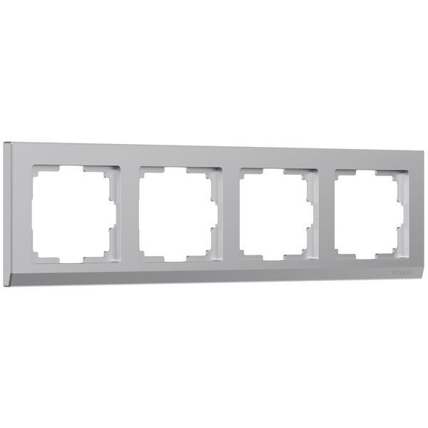 Рамка из поликарбоната на 4 поста Stark серебряный W0041806