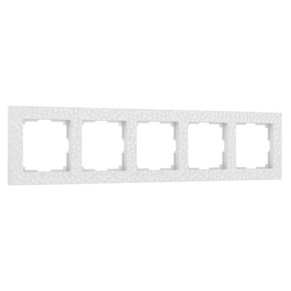 Рамка из поликарбоната на 5 постов Hammer белый