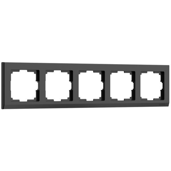 Рамка из поликарбоната на 5 постов Stark черный W0051808