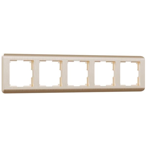 Рамка из поликарбоната на 5 постов Stream шампань