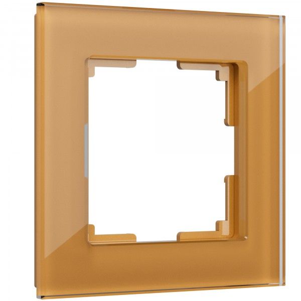 Рамка из стекла на 1 пост Favorit бронзовый WL01-Frame-01