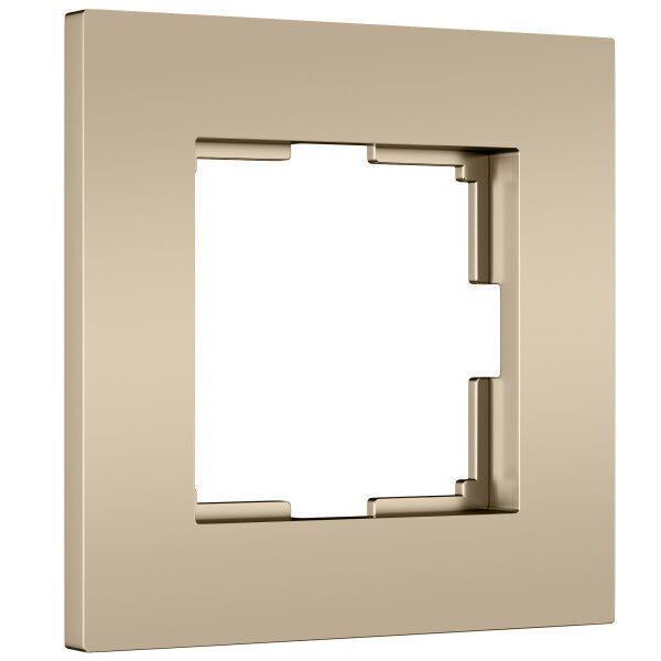 Рамка на 1 пост Slab шампань софт W0012911