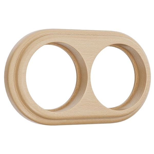 Рамка на 2 поста светлый бук