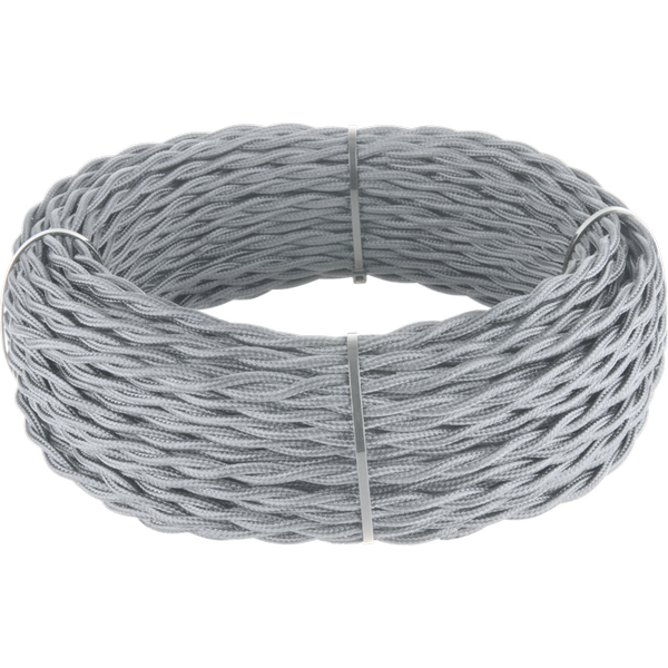 Ретро кабель витой 2х1,5 серый (под заказ) W6452515