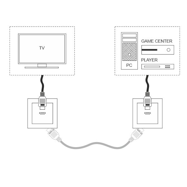 Розетка HDMI белый WL01-60-11. Превью 9