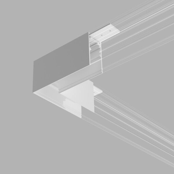 Slim Magnetic Коннектор угловой для накладного шинопровода (белый) 85090/11 85090/11