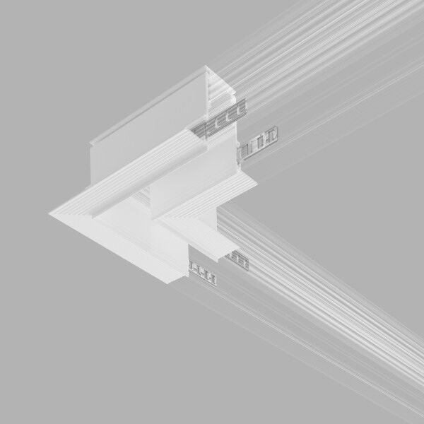 Slim Magnetic Коннектор угловой для встраиваемого шинопровода (белый) 85092/11 85092/11