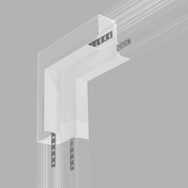 Slim Magnetic Коннектор угловой внутренний для встраиваемого шинопровода (белый) 85093/00 85093/00