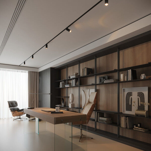 Slim Magnetic R01 Трековый светильник 6W 3000K (черный) 85011/01 85011/01