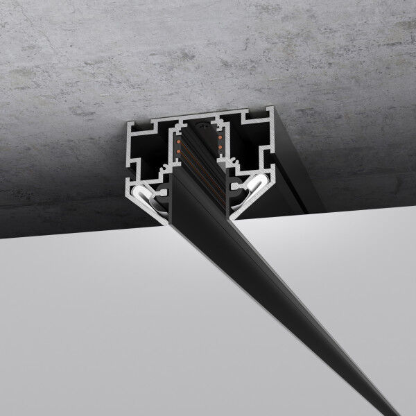 Slim Magnetic Шинопровод в натяжной потолок с декоративными вставками черный (3м) 85242/00 85242/00