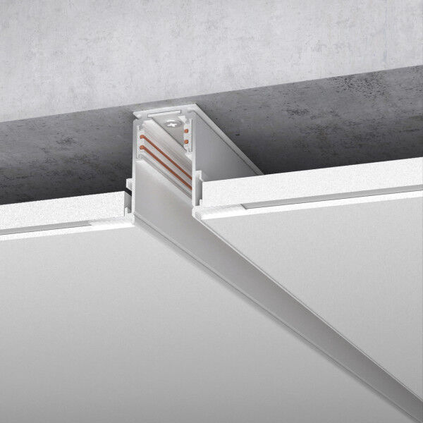 Slim Magnetic Шинопровод встраиваемый белый (3м) 85128/00 85128/00