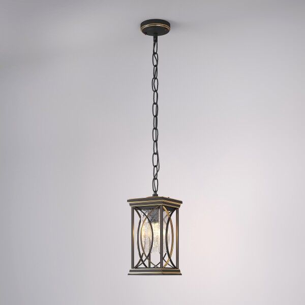 Подвесной уличный светильник Spica H черное золото IP33 GL 1026H