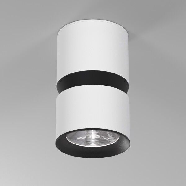 Светильник потолочный светодиодный 12W 4000К белый/чёрный 25049/LED