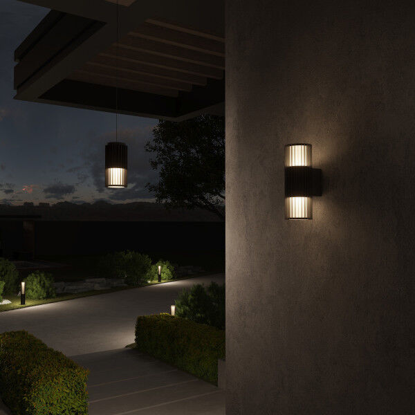 Светильник садово-парковый Entero 12W черный 35189/W