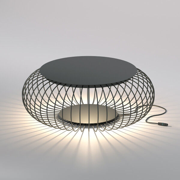 Светильник-столик садово-парковый светодиодный Firenze черный 35178/F черный