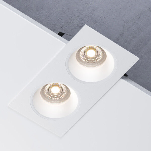 Светильник встраиваемый GU10 белый 15700/02