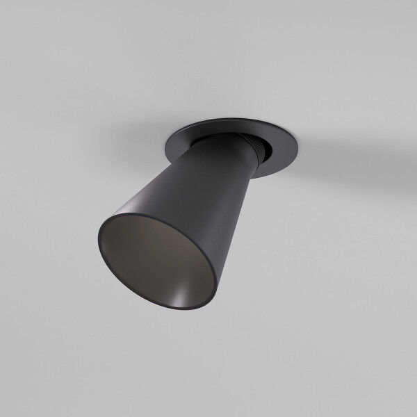 Светильник встраиваемый поворотный с антибликовой решеткой Bell 8W 4000K черный