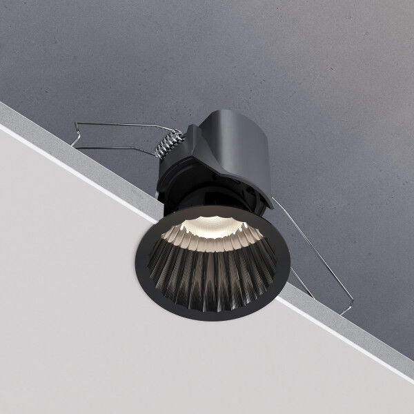Светильник встраиваемый светодиодный Arco 12W 4000K черный жемчуг IP44 15274/LED