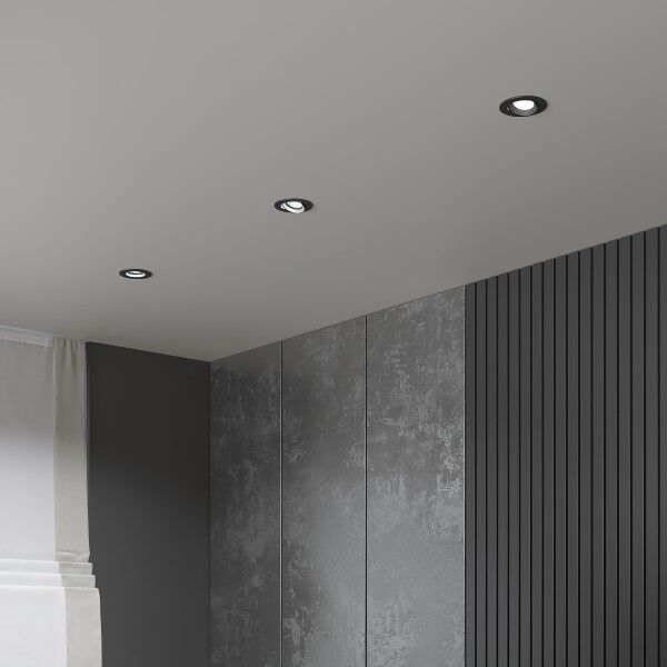 Светильник встраиваемый светодиодный Even черный 25094/LED