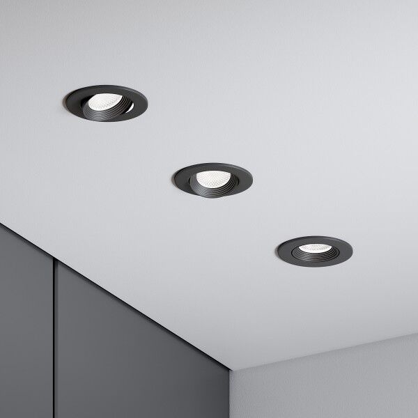 Светильник встраиваемый светодиодный Even черный 25094/LED