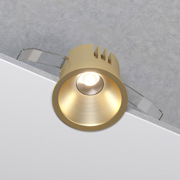 Светильник встраиваемый светодиодный Forte 15W 4000K латунь