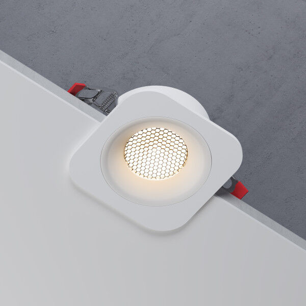 Светильник встраиваемый светодиодный Tetro 10W 3000K белый IP44 15276/LED