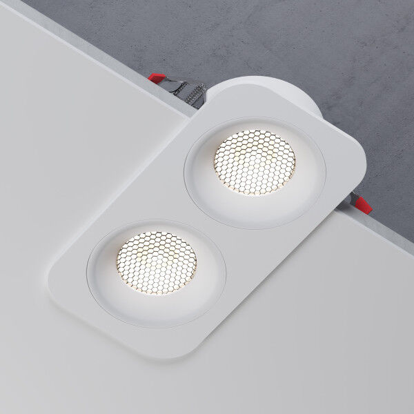 Светильник встраиваемый светодиодный Tetro 10W 4000K белый IP44 15277/LED