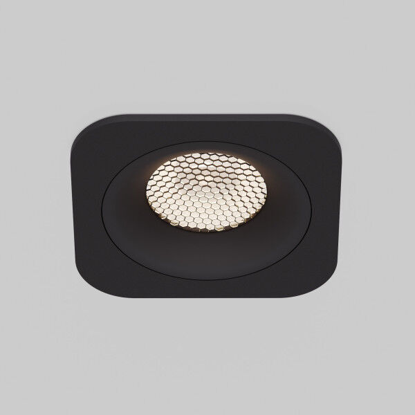 Светильник встраиваемый светодиодный Tetro 10W 4000K черный IP44 15276/LED