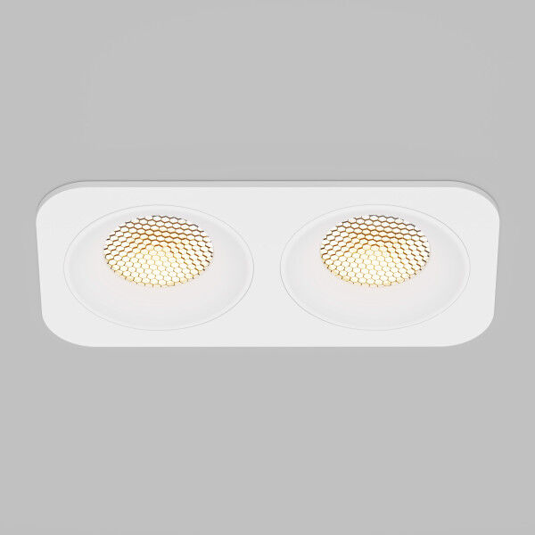 Светильник встраиваемый светодиодный Tetro 20W 3000K белый IP44 15277/LED