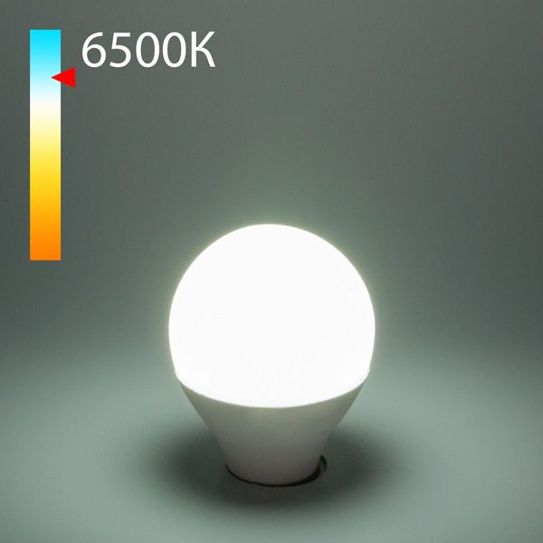 Светодиодная лампа G45 7W 6500K E14 Mini Classic  LED 7W 6500K E14 матовое стекло (BLE1407). Превью 1