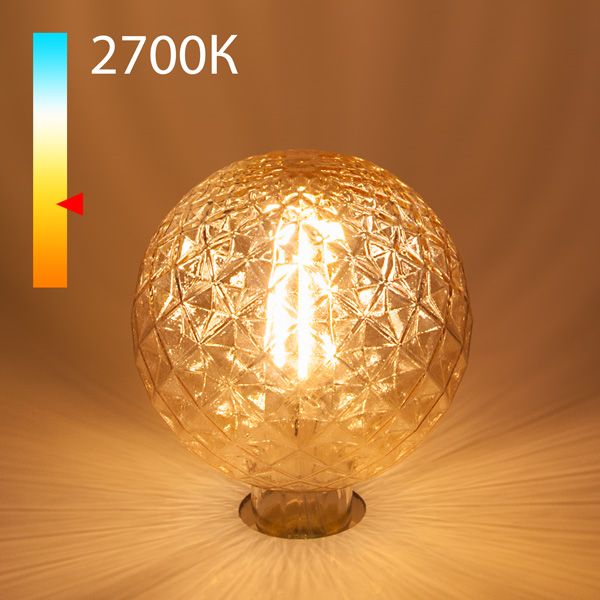 Филаментная светодиодная лампа Globe 4 Вт 2700K E27