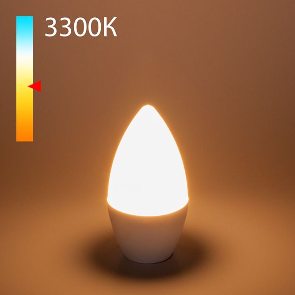 Светодиодная лампа "Свеча" C37 6W 3300K E14 BLE1421