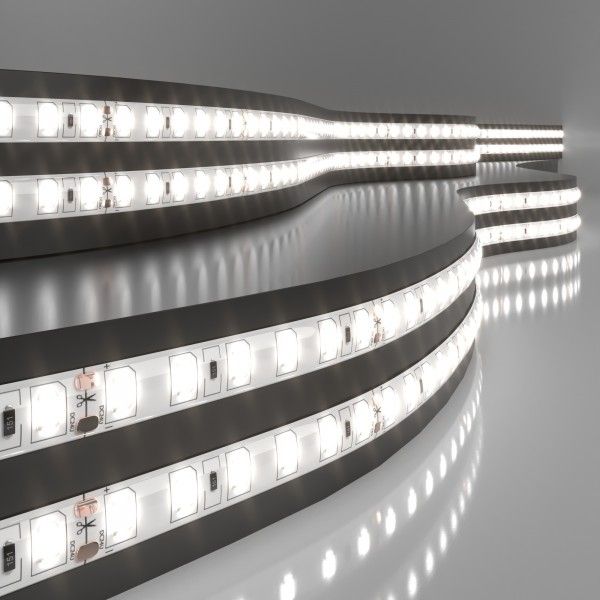 Светодиодная лента 24&nbsp;В 9,6&nbsp;Вт/м 120 Led/м 2835 IP65, дневной белый 4200K, 5 м Лента светодиодная 24V 9,6W 120Led 2835 IP65 дневной белый, 5м