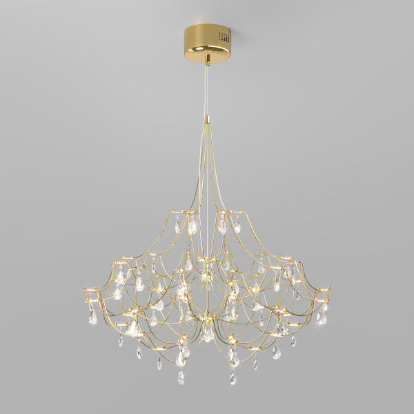 Светодиодная люстра с декором из хрусталя и с пультом дистанционного управления 90400 LED