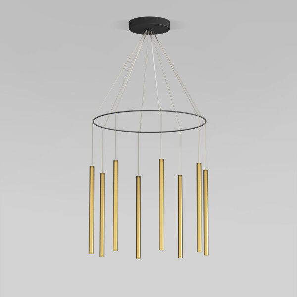 Светодиодный подвесной светильник в цвете латунь