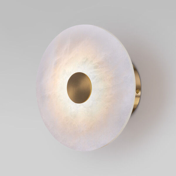 Светодиодный светильник с мраморным рассеивателем 40340 LED латунь