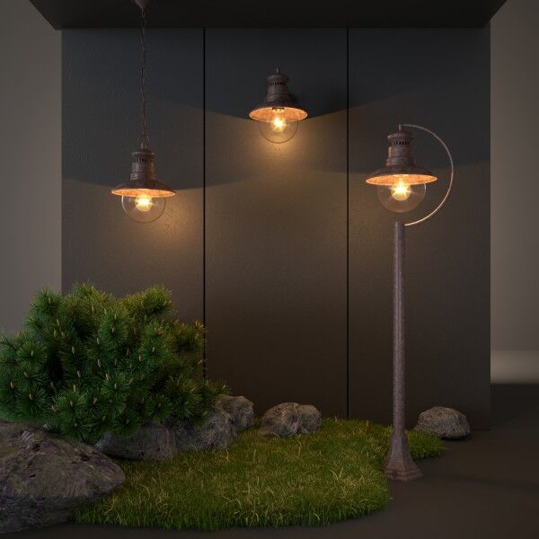 Уличный светильник на столбе Talli F брауни IP44 GL 3002F брауни