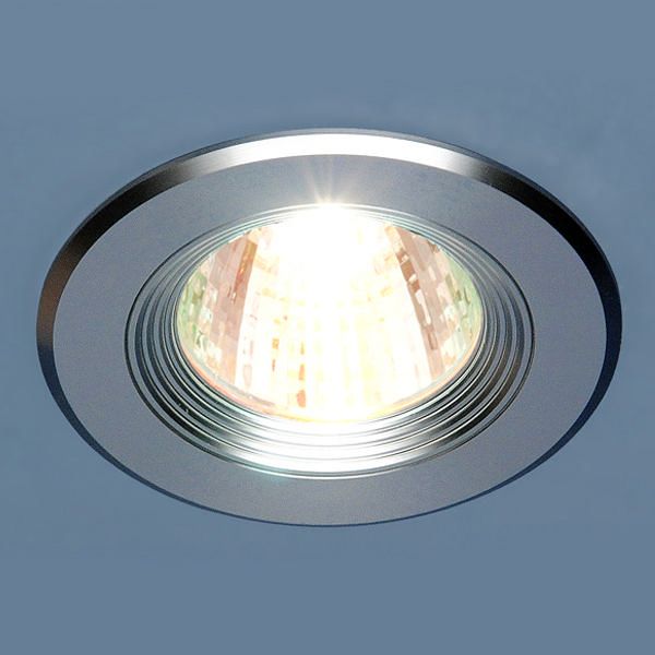 Алюминиевый точечный светильник 5501 MR16 SS сатин серебро. Превью 1