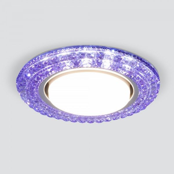 Точечный светильник с LED подсветкой 3030 GX53 VL фиолетовый