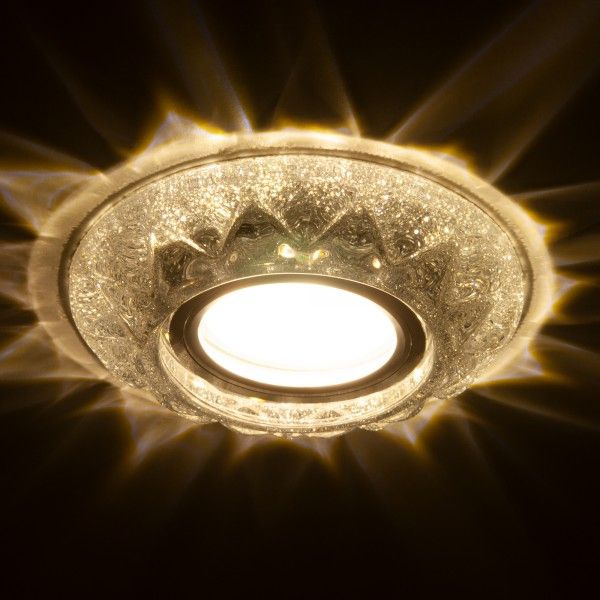 Точечный светильник с LED подсветкой 7249 MR16 SL серебряный блеск. Превью 2