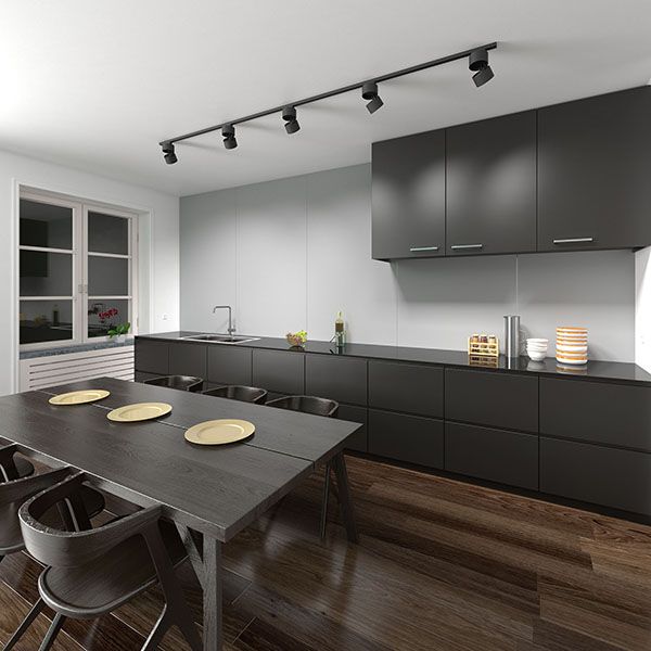 Трековый светодиодный светильник для однофазного шинопровода Klips черный 15W 4200K (1 шт.) LTB21