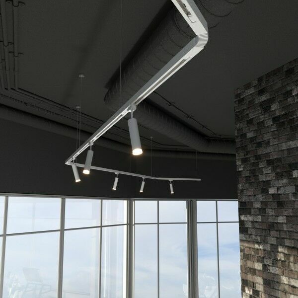 Трековый светодиодный светильник для однофазного шинопровода Oskar белый 10W 4200K (1 шт.) LTB28