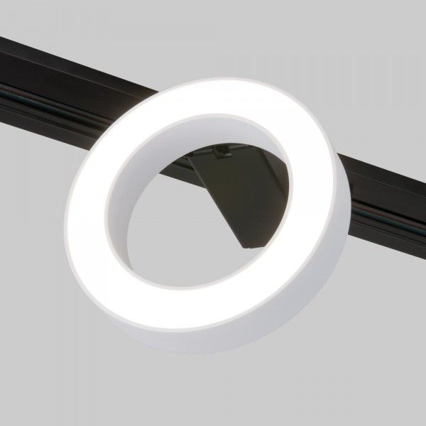 Трековый светодиодный светильник для однофазного шинопровода Spila белый 12W 4200K 85079/01