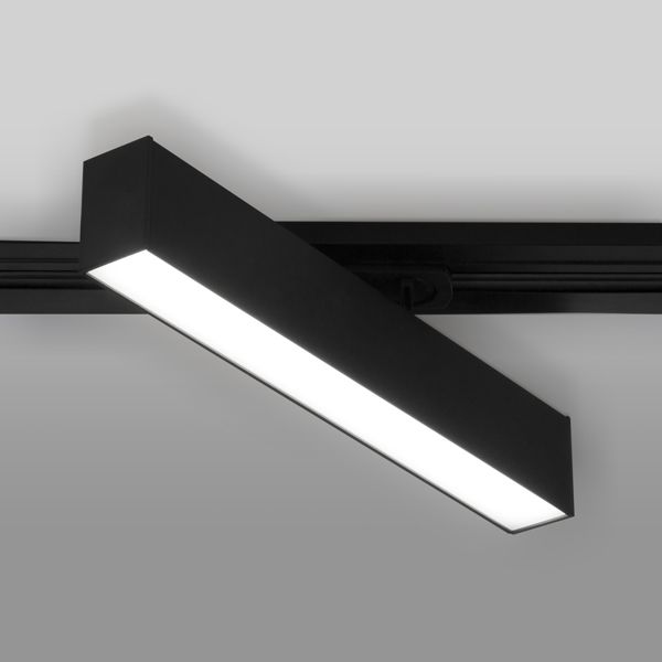 Трековый светодиодный светильник для однофазного шинопровода X-Line 10W 4200K черный матовый X-Line черный матовый 10W 4200K (LTB53) однофазный