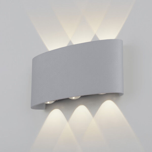 Пылевлагозащи<wbr>щенный светодиодный светильник Twinky Trio серый IP54 1551 Techno LED серый