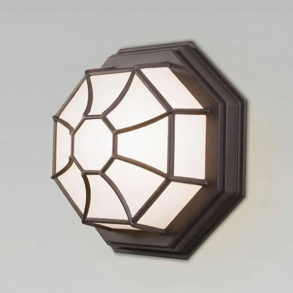 Уличный настенный светильник Telarana L капучино GL 1024D