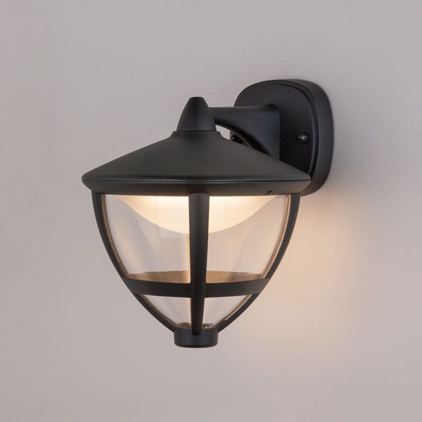 Уличный настенный светодиодный светильник Gala D черный GL LED 3001D. Превью 4