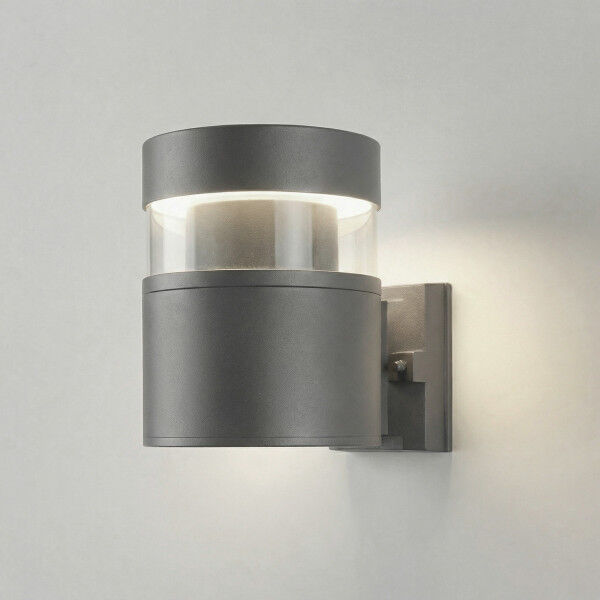 Уличный настенный светодиодный светильник Серый 1530 TECHNO LED серый